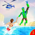 Cover Image of Baixar Amazing Frog Rope Man hero: Miami Crime city games 1.1 APK