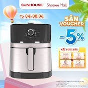 [Mã Elsunha Giảm 7% Đơn Từ 600K] Nôi Chiên Không Dâu 6L Sunhouse Shd4027