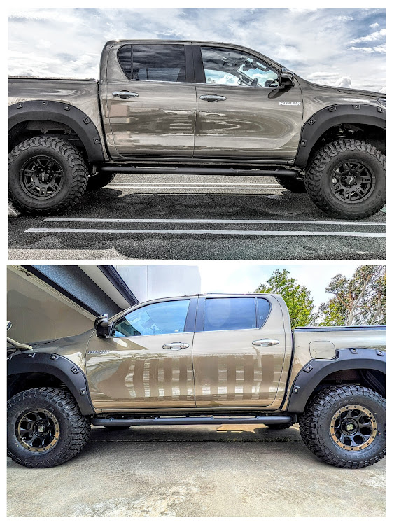 ハイラックスの285/75r16・305/70r16・ミッキートンプソン・MLJ・どちらが好み？に関するカスタム事例の投稿画像1枚目