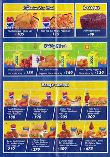 Chick Buns Fried Chicken menu 