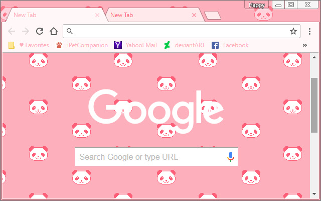 Girly - Google Themes