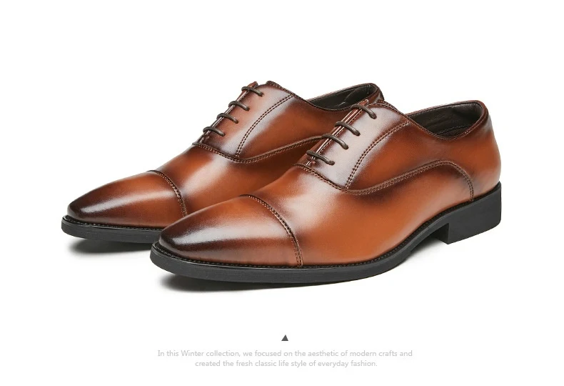 Title 14, Scarpe Oxford business con soletta rialzante pe...