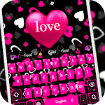 Cover Image of Télécharger Pink girl love keyboard 10001013 APK