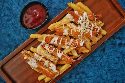 Cheesy Chicken French Fries