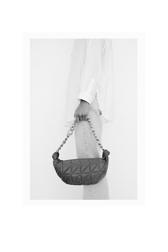 Title 1, Soft Sheep Leather Rhomboid Quilted One Shoulde...