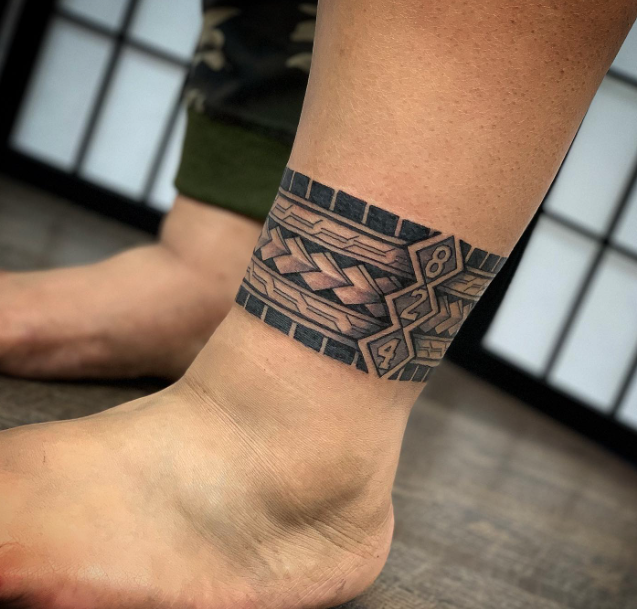 Samoan Ankle Fijian Tattoo