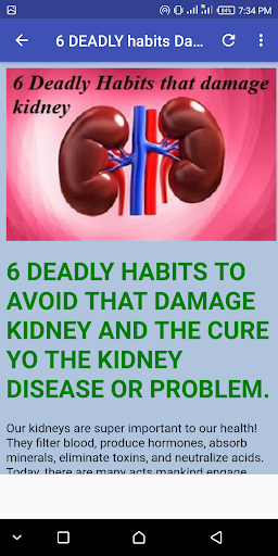 6 DEADLY Things Damage Kidney