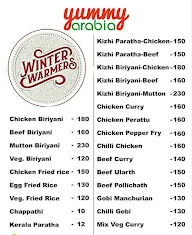 Yummy Arabia menu 1