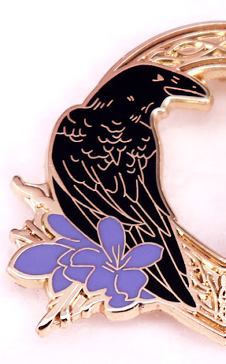 Title 5, Broche Corbeau en Cuivre Tendance pour la Perso...
