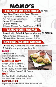 Raju's Kitchen menu 2