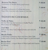 The Aqua Bar - Golden Palms Hotel & Spa menu 4