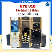 Điện Thoại Độc Vᴇʀтu V10 Khung Sườn Kim Loại Sang Trọng Tặng Kèm Bao Da