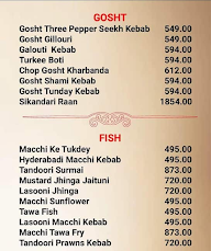 Taaareef - The Kebab Connoisseur menu 3