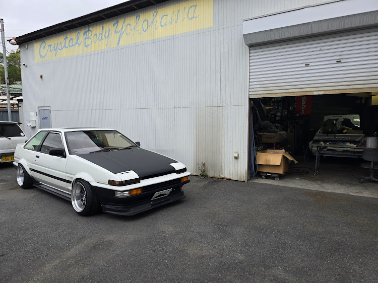 スプリンタートレノのクリスタルボディ横浜・マフラー交換・車高アップに関するカスタム事例の投稿画像3枚目