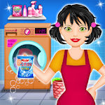 Cover Image of Download Home Laundry & Dish Washing: Messy Room Cleaning 1.0.3 APK