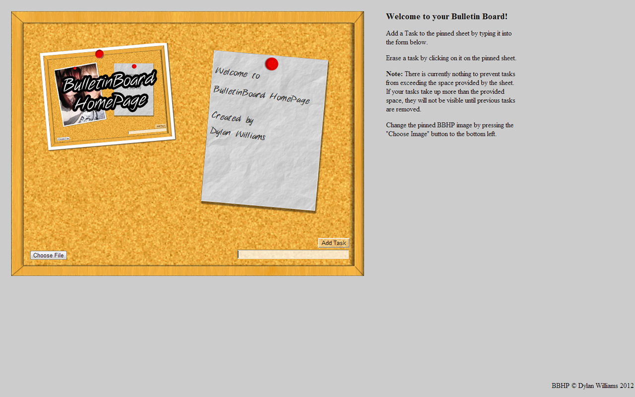 BulletinBoard HomePage Preview image 0