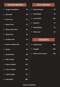 Orritel Cafe menu 3