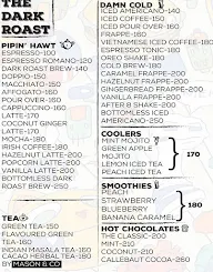 The Dark Roast menu 2