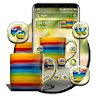 Rainbow Cup Launcher Theme icon