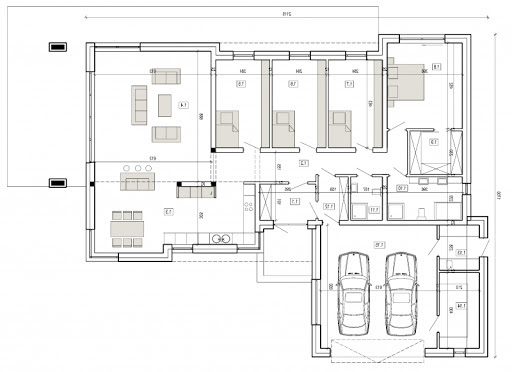 DN 207 - Rzut parteru