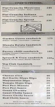 The Chef Cafe menu 6