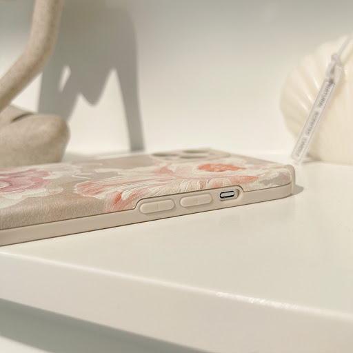 Title 2, Retro Big Flower Mobile Phone Case for Style an...