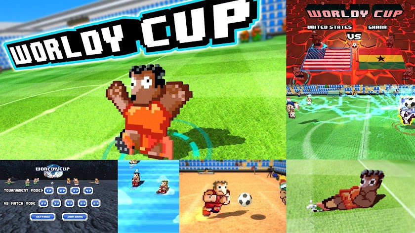 Worldy Cup -Super power soccer Screen 1