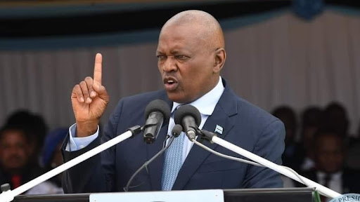 Botswana's President Mokgweetsi Masisi.