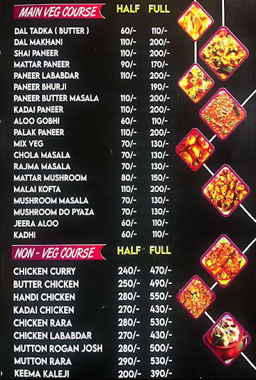 Take Away Food Point menu 