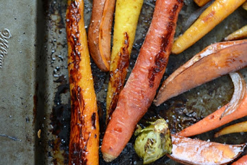 Honey Balsamic Roasted Carrots