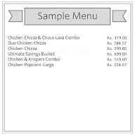 KFC menu 1