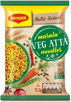 Maggi Veg Atta Noodles 72.5 Gm