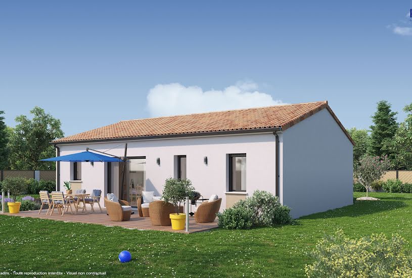  Vente Terrain + Maison - Terrain : 2 400m² - Maison : 82m² à Rouans (44640) 