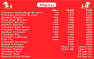 Delhi 6 Biryani menu 