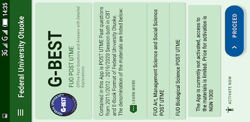 G Best Fuo Post Utme Offline On Windows Pc Download Free 1 0 0 1 Ng Com Gbestnigeria Gbestfuopostutme