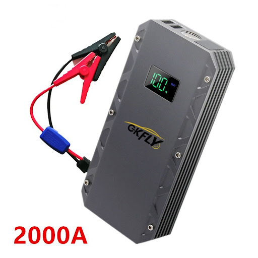 Title 7, GKFLY 2000A Car Starter Car Battery Booster LED...