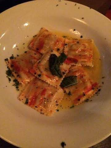 Cheese Ravioli with Pumpkin Sage Sauce