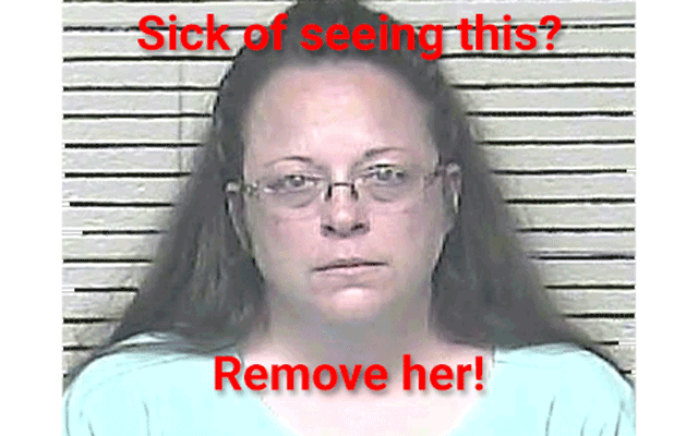 Remove Kim Davis from Facebook Preview image 1