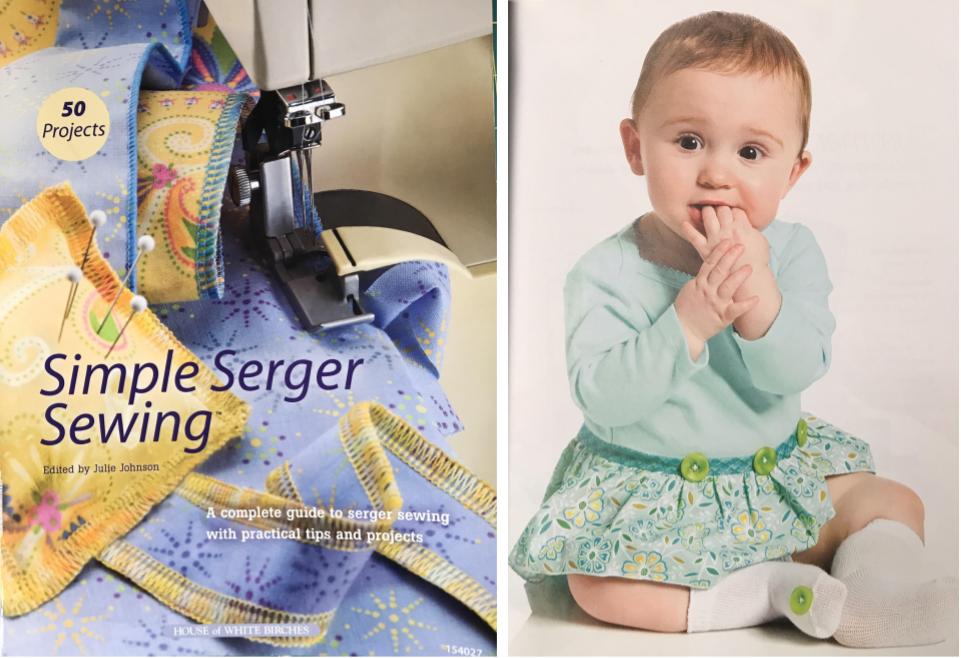 simple serger sewing book