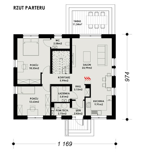 TK 20 - Rzut parteru