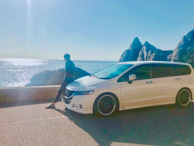オデッセイの海と愛車・グラスターファイブ・オデッセイrb3に関するカスタム事例の投稿画像3枚目