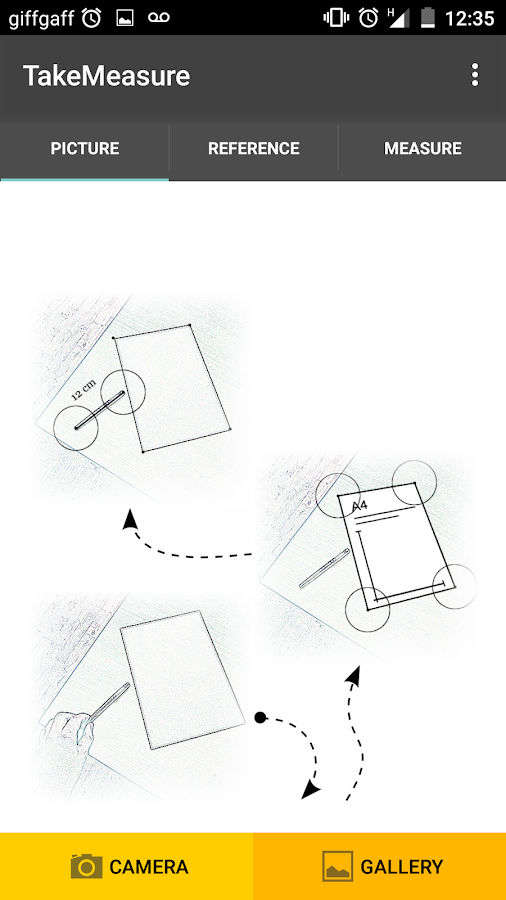    TakeMeasure- screenshot  