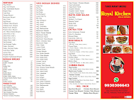 Royal Kitchen menu 2