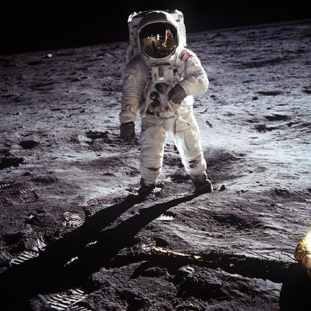 Buzz Aldrin became the second person to walk on the moon after Neil Armstrong.