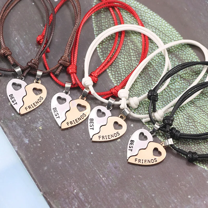 Brazaletes de aleación simples de personalidad para hombre y mujer pareja. Elegantes y duraderos, perfectos para parejas.