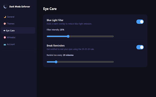 Dark Mode Enforcer + Eye Care screenshot 5