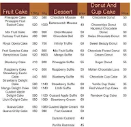 Haden's The Cake Shop menu 2