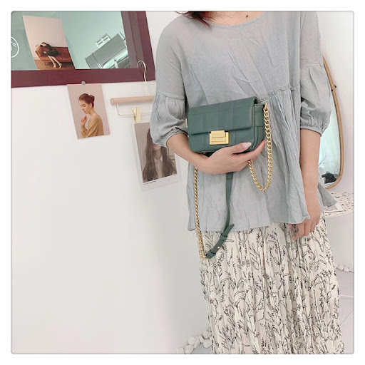Title 2, Small Square Bag Chain Shoulder Messenger Bag