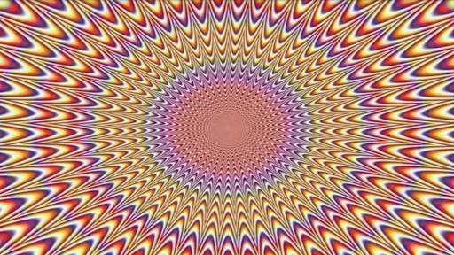 Optical illusion - eye training