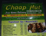 The Chaap Hut menu 2